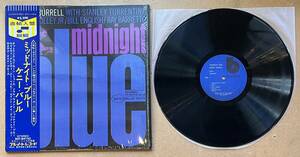 ■直輸入盤!帯・シュリンク付/LP■Kenny Burrell ケニー・バレル / Midnight Blue (Blue Note/BST-84123)■BLACK♪ラベル/1973年Reissue