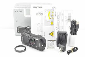 美品★RICOH リコー WG-80 ブラック 14m防水 本格防水コンパクトデジタルカメラ★元箱付き R1748