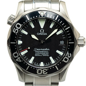 オメガ シーマスター300 腕時計 2252.50 自動巻き ブラック文字盤 ステンレススチール メンズ OMEGA 【中古】