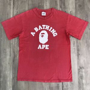 ★激レア★ 初代 college logo Tシャツ Mサイズ hanes a bathing ape bape 裏原宿 90s エイプ ベイプ vintage カレッジロゴ 裏原宿 nigo