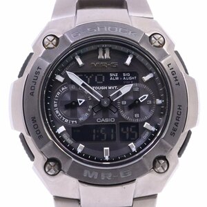 カシオ G-SHOCK MR-G ソーラー電波 アナデジモデル メンズ 腕時計 チタン グレー文字盤 MRG-7600D-1BJF【いおき質店】