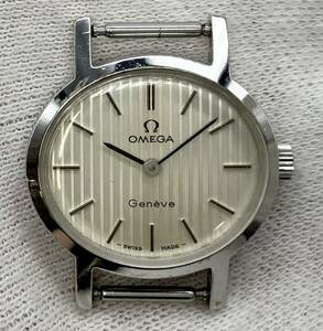 【ジャンク】 OMEGA Geneve オメガ ジュネーブ オーバル 手巻き レディース 腕時計 フェイスのみ
