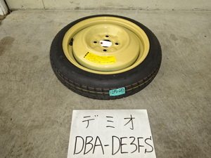 デミオ　21年　DBA-DE3FS　スペアタイヤ　トーヨー　T115 70 D14 88M　1本　2008年製