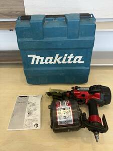 ●c◇ 179 makita マキタ 90mm 高圧エア釘打 AN935H 品確法N釘 CN釘対応 エアー釘打ち機 エアーツール 中古品 動作品