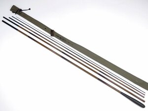 SHIMANO シマノ 朱紋峰 先ぬけ 18尺 5本継 口栓 竿袋 ヘラブナ ヘラ竿 和竿 157