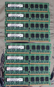 HYNIX 2GBx8枚 16GB PC2-6400E DDR2-800 UNBUFFERED ECC 2RX8 CL5 240 PIN 1.8V MEMORY MODULE (HYMP125U72CP8-S6)