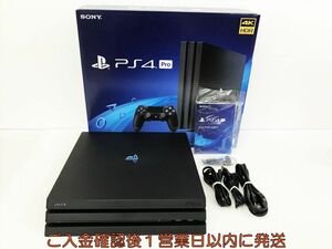 【1円】PS4Pro 本体/箱 セット ブラック SONY PlayStation4 CUH-7200B 初期化/動作確認済 プレステ4 J09-200kk/G4