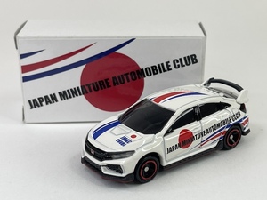 トミカ 58 ホンダ シビック TYPE R W/「JMAC CHUBU」青色タンポ「JAPAN MINIATURE AUTOMOBILE CLUB」黒色タンポ JMAC中部特注