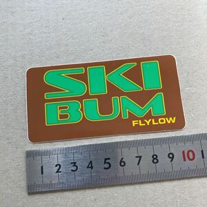 送料無料 ★即決 FLYLOW ステッカー ★ フライロー SKI シール デカール アウトドア SKI BUM スキー