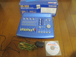 TASCAM US-428　DAWコントローラー USBオーディオMIDIインターフェース　ACアダプター・CD-ROM・箱付き