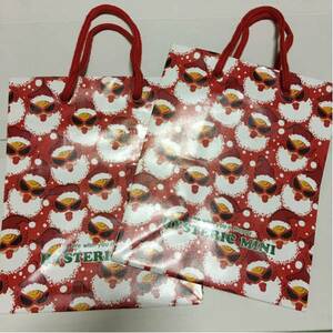HYSTERIC MINI shop bags ヒステリックミニ クリスマス限定 ショップ袋 紙袋 ショッパー 2枚セット②