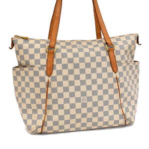 1点限定 ルイヴィトン トートバッグ ショルダー トータリーMM N51262 ダミエアズール アイボリー LOUIS VUITTON Totally