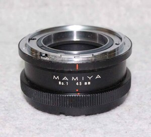 [eiA98]中判カメラ　レンズ　マミヤ　中間リング　MAMIYA No.1　45mm 接写リング HL レンズキャップ RB 88　 エクステンションチューブ　