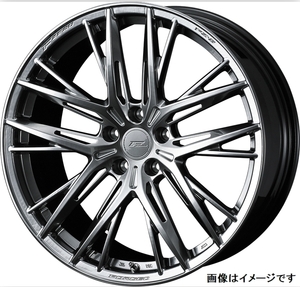 【個人宅発送可能】Weds F ZERO FZ-5 エフゼロ エフゼットファイブ 20X8.5J +38 5穴 PCD114.3 DIAMOND BLACK ホイール 1本 (40756)