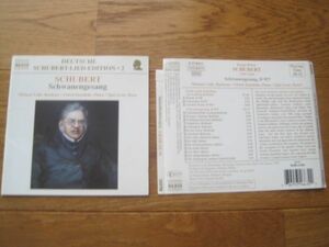 送料込み ブックレットのみ Schubert: Schwanengesang シューベルト ドイツ語歌曲全集 2 白鳥の歌 Naxos 8.554663　ベスト CD本体なし