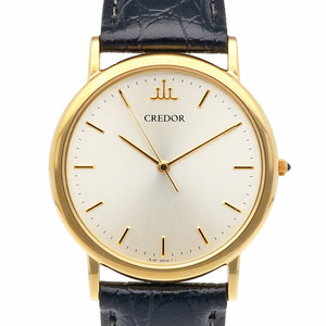 クレドール セイコー 腕時計 時計 18金 K18イエローゴールド 8J81-0AC0 クオーツ メンズ 1年保証 CREDOR SEIKO 中古 美品