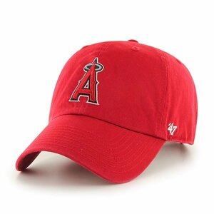 ’47 (フォーティセブン) FORTYSEVEN キャップ Angels Home ’47 CLEAN UP Red MLB メジャーリーグ ロサンゼルス エンゼルス