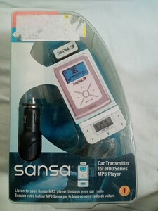 送料込 新品 Sandisk Sansa e100 FM Transmitter