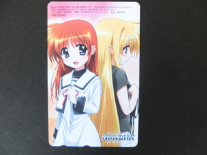 〇NANOHA　The MOVIE 1st テレカ　50度数　未使用