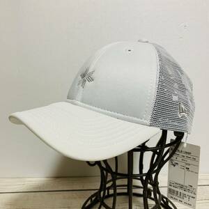 Goldwin (ゴールドウイン) x NEW ERA (ニューエラ) - 9FORTY メッシュキャップ 58-61cm 白色 コラボ帽子 (タグ付き新品未使用品)