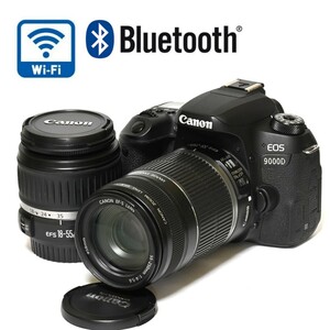 Canon EOS 9000Dダブルレンズセット★Wi-Fi＆Bluetooth