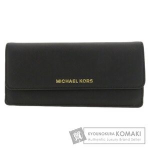 Michael Kors マイケルコース ロゴモチーフ 長財布（小銭入れあり） レザー レディース 中古