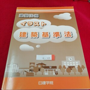 a-318※3 イラスト 建築基準法 法令の種類 建築基準法の構成 用語の定義 特殊建築物　建築設備　発行年月日記載なし