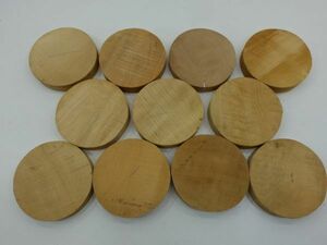 No,60101-8　橡 とち 11枚 厚さ25～32ｍｍ程度×直径150ｍｍ程度　旋盤　ウッドターニング　木製皿
