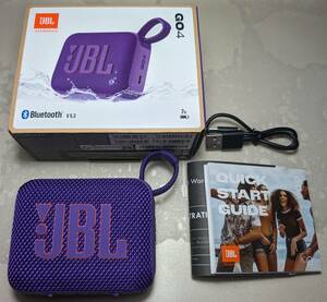 【美品】JBL GO4 新発売Bluetoothスピーカー　限定カラーパープル