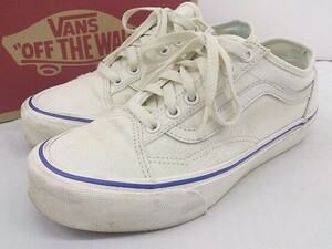 ◇ ◎ VANS ヴァンズ OLD SKOOL オールドスクール スニーカー シューズ 23ｃｍ ホワイト レディース