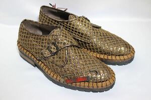 【アーカイブ】RAFSIMONS 2008-2009AWヘビーソールレザーシューズ39 24〜25cm コレクションモデル ピンラフシモンズ 靴　ブーツ