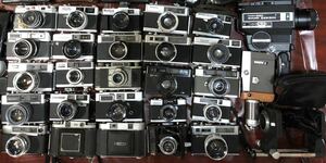 計28点 レンジファインダー まとめ売り カメラ スプリングカメラ 蛇腹カメラ ハーフサイズカメラ フィルムカメラ OLYMPUS RICOH Canon 等