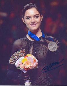 Evgenia Medvedeva エフゲニア・メドベージェワ★直筆サイン写真★証明書COA◆9504