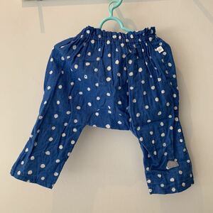 ハーフパンツ 子供服　ツモリチサト　size80〜90程　水玉ブル　可愛いデザイン　池袋西武購入