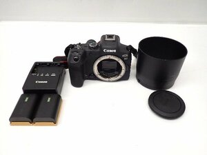 Canon キャノン デジタル一眼レフカメラ EOS R7 ボディ 充電器/バッテリー×2/レンズフード付 ∩ 6E44B-1