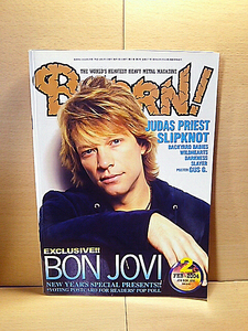 BURRN!/2004年2月号/BonJoviNegativeJudasPriestWildheartsSlayerSlipknotBackyardBabiesDarknessHammerfall