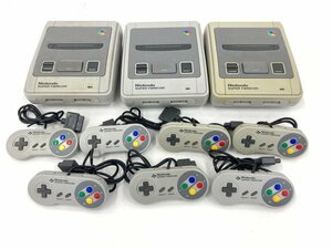 Nintendo 任天堂 スーパーファミコン 3台 セット おまとめ【CDBA5004】