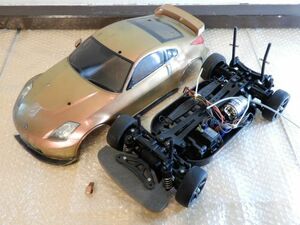 ジャンク RC フェアレディZ シャーシ / ボディ 動作未確認 ラジコン パーツ タミヤ / SANWA RX-231 など 詳細不明 現状渡し