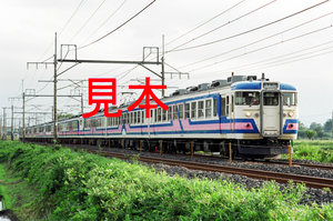 鉄道写真、35ミリネガデータ、125914230017、165系S2編成モントレー色（修学旅行）、JR東北本線、東大宮～蓮田、2001.05.31（3041×2016）