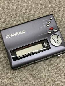 KENWOOD ケンウッド　ポータブルMDレコーダー DMC-F5R 動作未確認 6527