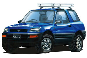 アオシマ 1/24 ザ・モデルカー No.SP04 トヨタ SXA10 RAV4 