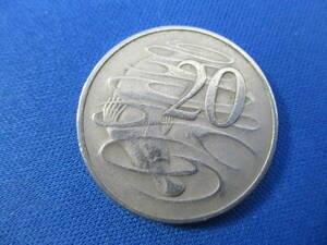 世界コイン オーストラリア カモノハシ 1966年 20セント 「＃154」