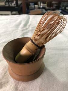 煎茶道具　茶掃箱　水屋道具　茶筅　セット　茶合　木工　竹工芸品　