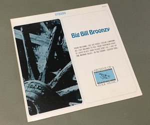 LP［ビッグ・ビル・ブルーンジー Big Bill Broonzy］us◆Archive Of Folk Music