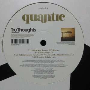 QUANTIC / SABOR / POLITIK SOCIETY / ELECTRIC FOLKLORE /ブレイクビーツ/BASS MUSIC/UKG/UK GARAGE/WILL HOLLAND/Tru Thoughts 