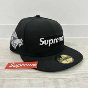 22aw 2022 Supreme x New Era Money Box Logo Cap シュプリーム ニューエラ マネー ボックス ロゴ キャップ BLACK ブラック サイズ 7 1/2