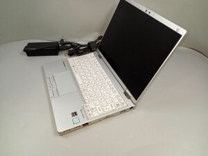 ★1円スタート★Panasonic Let’s note CF-RZ5 Core m5 6Y57 4GB SSD128GB★現状引渡★OS無★BIOSまでの動作確認★AC付★