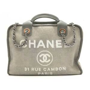 シャネル ドーヴィルボーリング ハンドバッグ 2WAY CHANEL ショルダー チェーン ABランク 中古 六甲道店