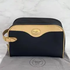 クリスチャンディオール Dior セカンドバッグ レザー PVC ベージュ