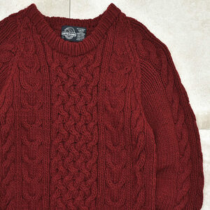 Hand made ARTESANIA fisherman sweaterメンズ L相当 アルテサニア ハンドメイド フィッシャーマン セーター アラ